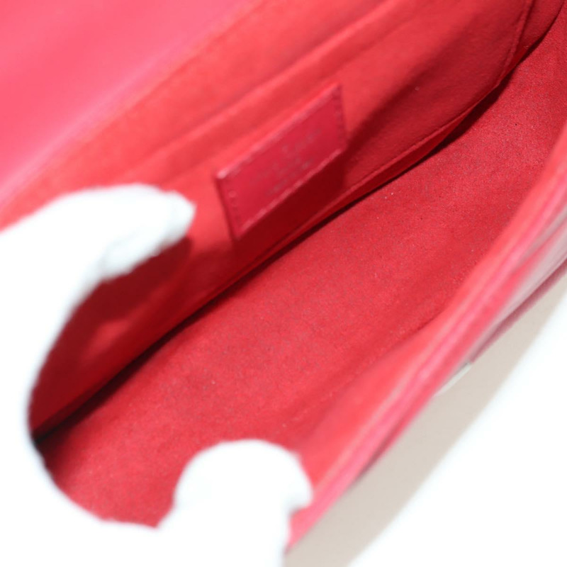 【日本直送】路易威登 New Wave 鏈條包 MM 皮革 2way 紅色 M51943 LV 正品 YKZ1329A-10