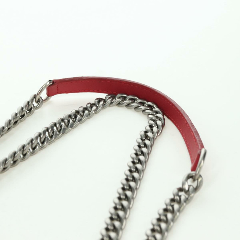 【日本直送】路易威登 New Wave 鏈條包 MM 皮革 2way 紅色 M51943 LV 正品 YKZ1329A-15