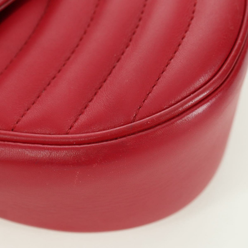 【日本直送】路易威登 New Wave 鏈條包 MM 皮革 2way 紅色 M51943 LV 正品 YKZ1329A-16