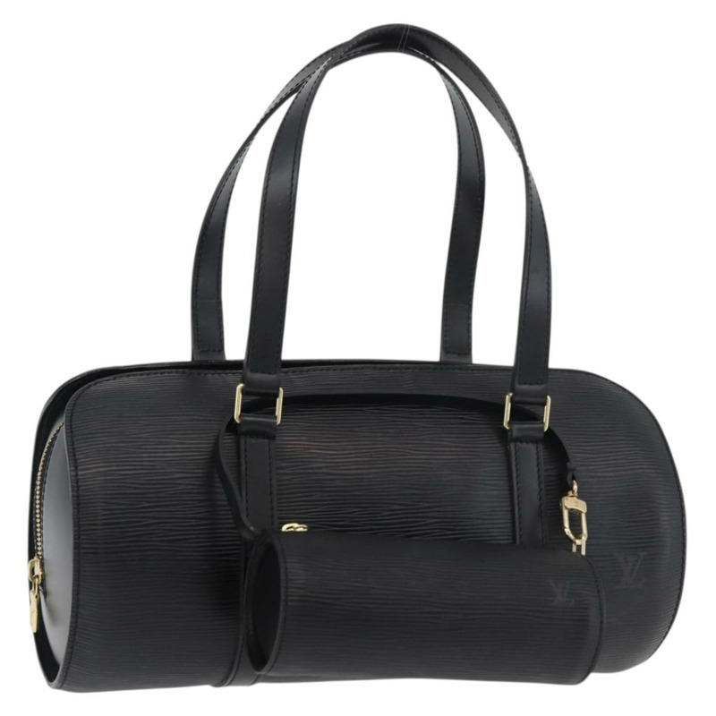 【日本直送】路易威登 Epi Soufflot 手提包黑色 M52222 LV 正品 BAZ072A-0