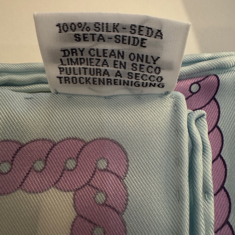 Hermès 正品 真絲方巾-4