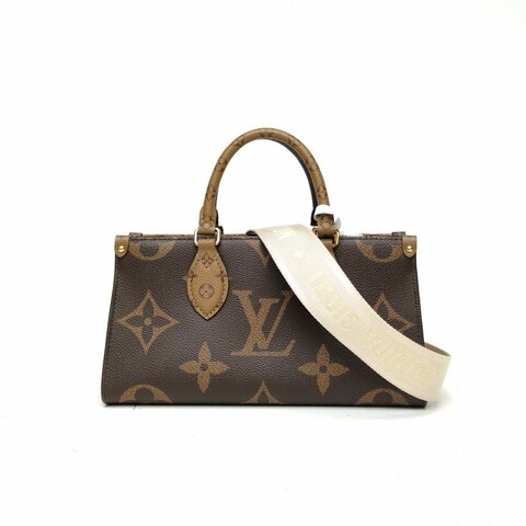 LOUIS VUITTON OnthegoEastWest橫版三合一老花PVC晶片肩背包