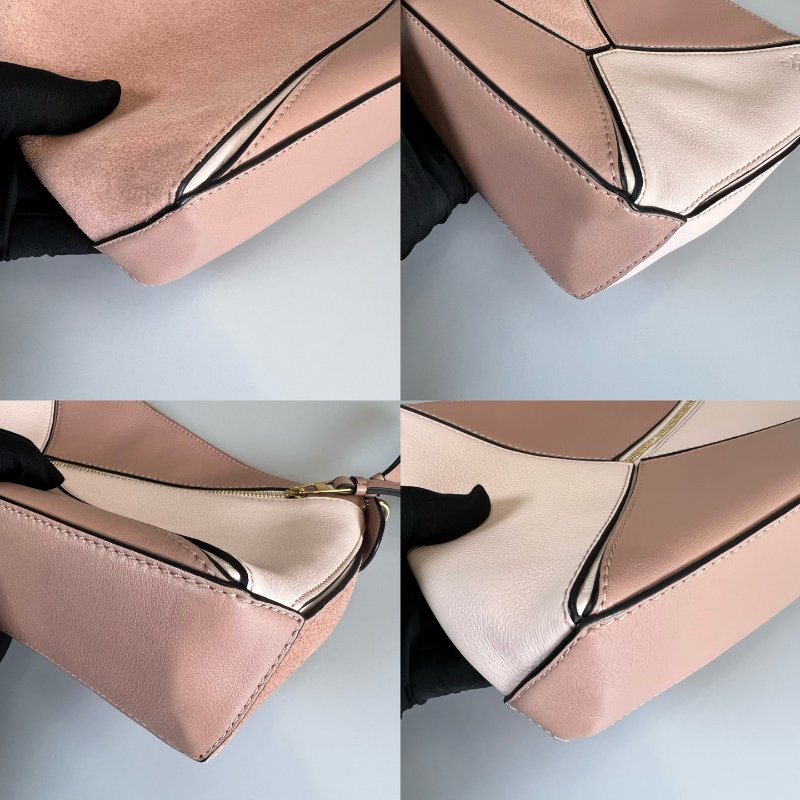 LOEWE 261712 粉拚色PUZZLE POUCH 肩背包-8