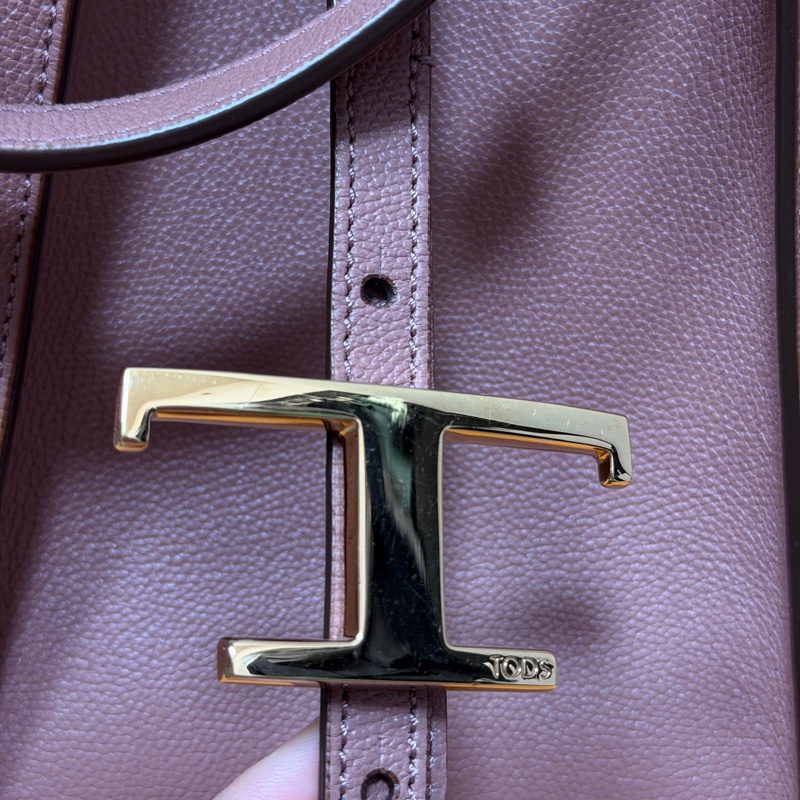 Tod’s Timeless乾燥玫瑰色 中號托特包 已低於行情價格，勿亂議價-4