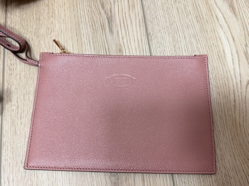 Tod’s Timeless乾燥玫瑰色 中號托特包 已低於行情價格，勿亂議價-12