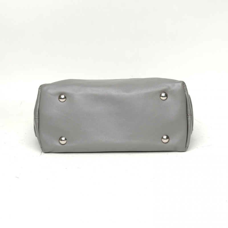 LOUIS VUITTON CARRYALLCargo小號33.5灰色羊皮銀扣晶片-3