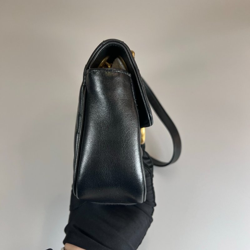 GUCCI 446744  黑Marmont掀蓋包 22CM-2