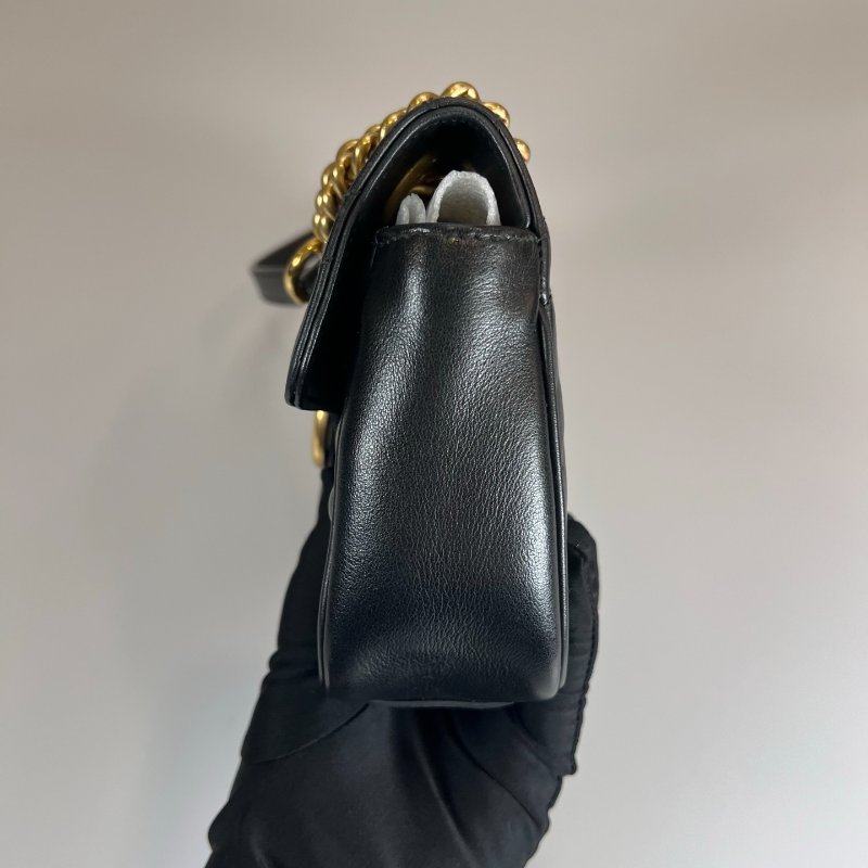 GUCCI 446744  黑Marmont掀蓋包 22CM-3