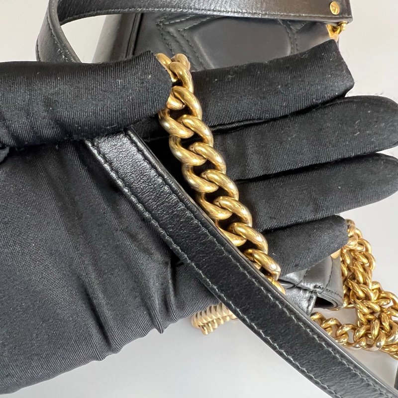 GUCCI 446744  黑Marmont掀蓋包 22CM-7