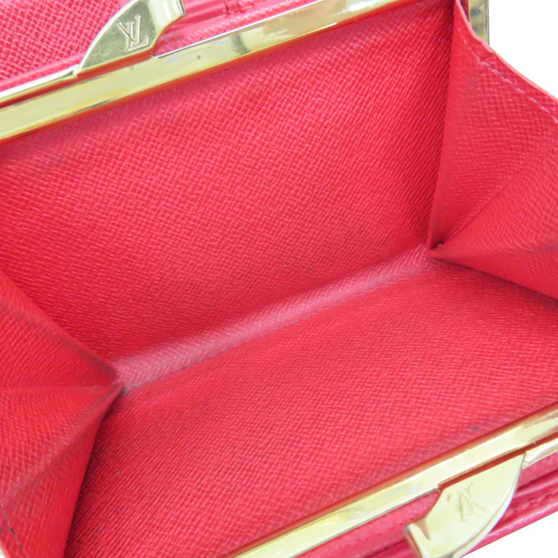 紅色 EPI水波紋牛皮 中夾【LOUIS VUITTON LV 路易威登】 M63247-3