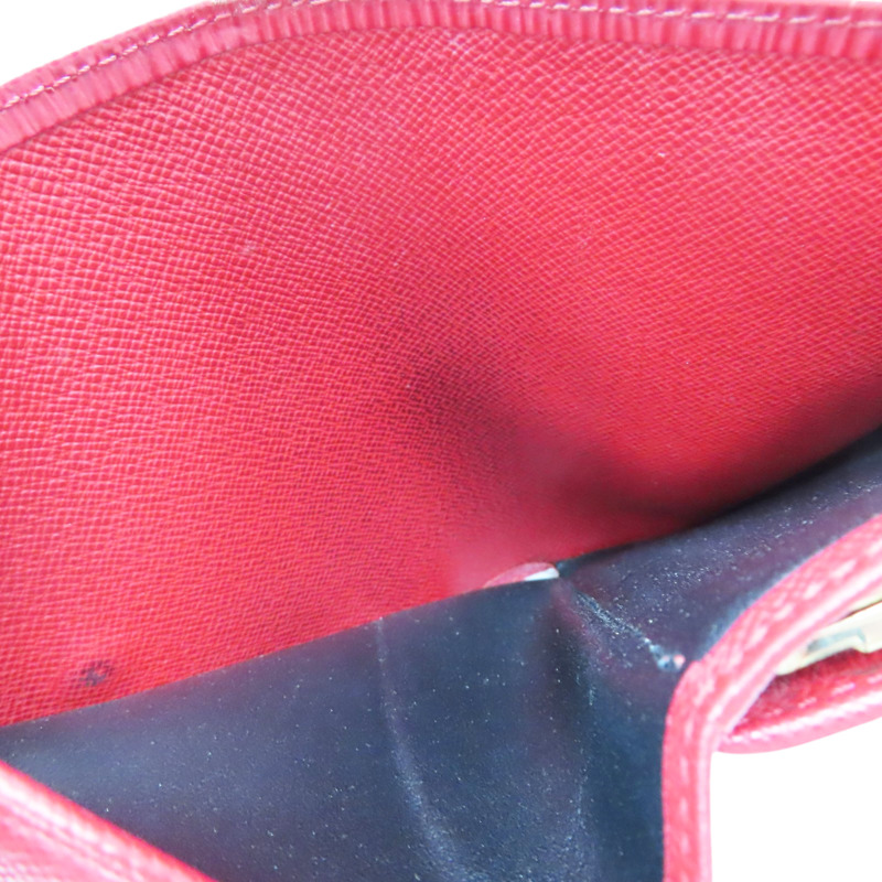 紅色 EPI水波紋牛皮 中夾【LOUIS VUITTON LV 路易威登】 M63247-4