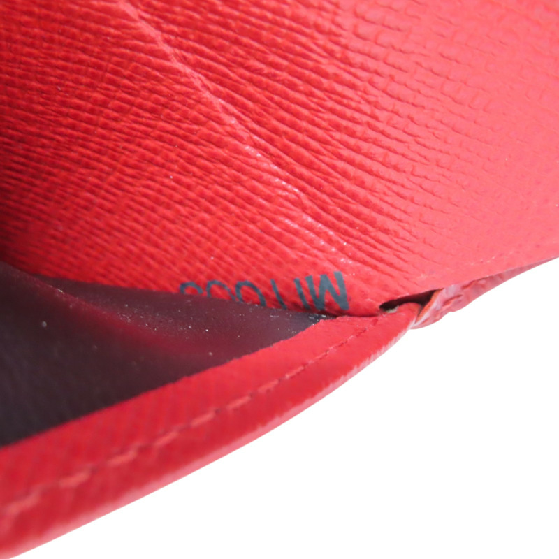 紅色 EPI水波紋牛皮 中夾【LOUIS VUITTON LV 路易威登】 M63247-6