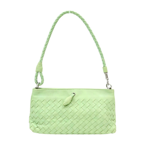 綠色 牛皮 Shoulder Pouch 肩背包【BOTTEGA VENETA BV 寶緹嘉】 120773