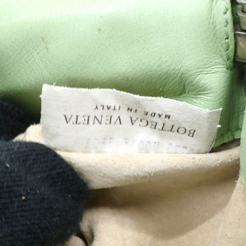 綠色 牛皮 Shoulder Pouch 肩背包【BOTTEGA VENETA BV 寶緹嘉】 120773-4