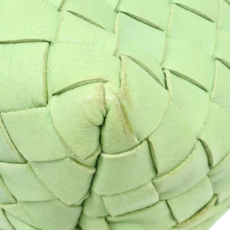 綠色 牛皮 Shoulder Pouch 肩背包【BOTTEGA VENETA BV 寶緹嘉】 120773-9