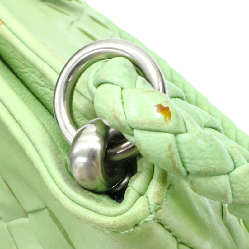 綠色 牛皮 Shoulder Pouch 肩背包【BOTTEGA VENETA BV 寶緹嘉】 120773-16