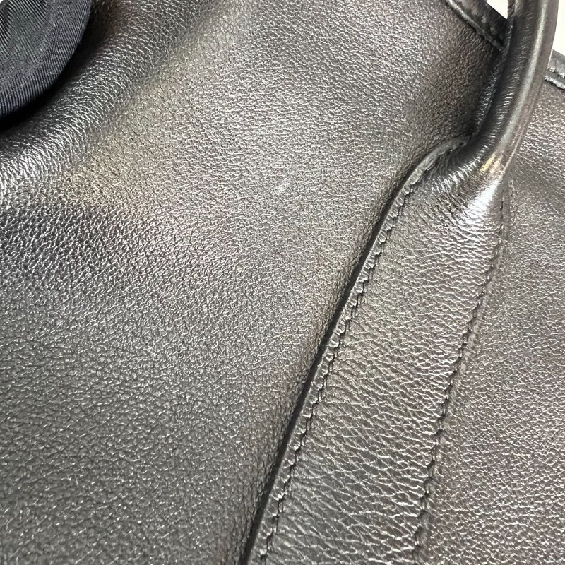 HERMES □I刻 黑皮革(拚色款)GP30手拿包-8