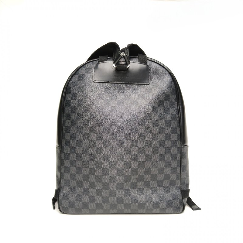 LOUIS VUITTON Josh雙肩包黑棋格PVC/帆布2019帆布肩背包-2
