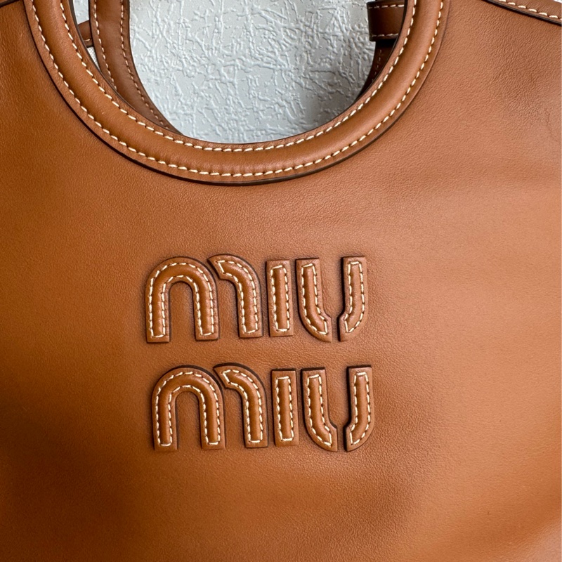 Miu Miu棕皮革IVY手提兩用包 超夯❤️‍🔥❤️‍🔥-12