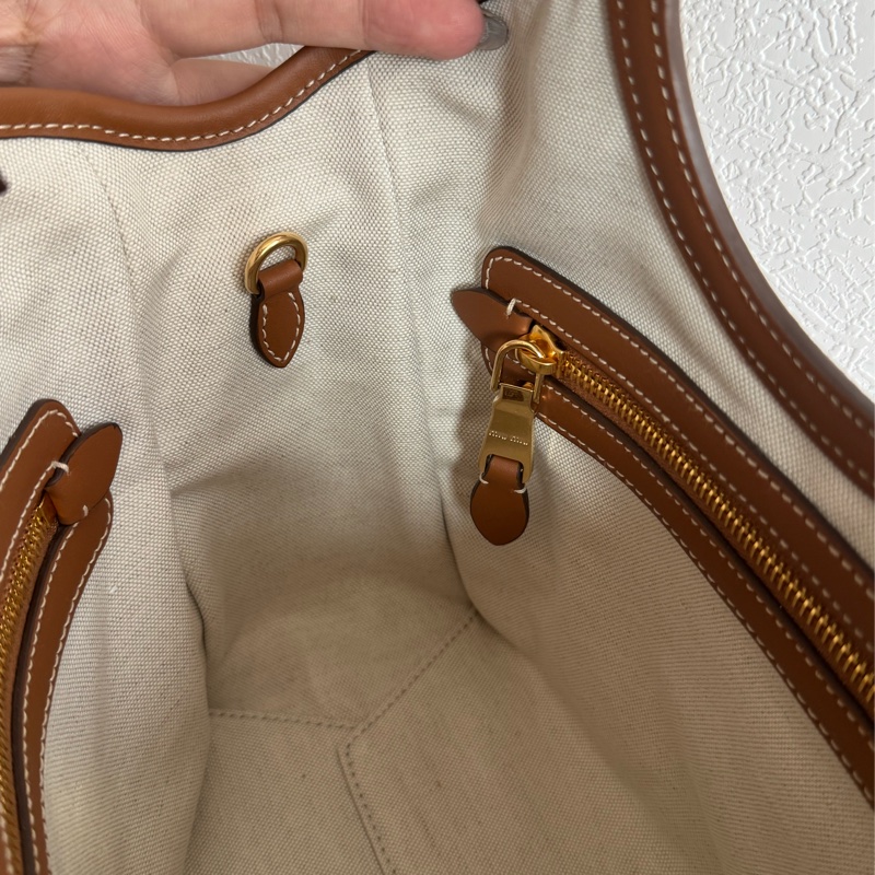 Miu Miu棕皮革IVY手提兩用包 超夯❤️‍🔥❤️‍🔥-29