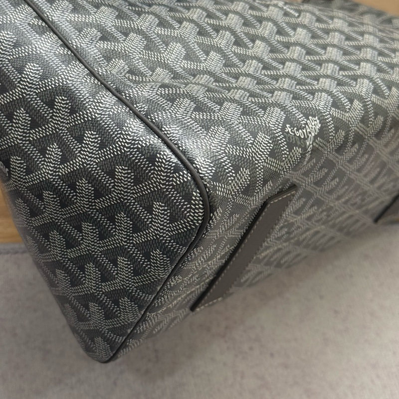 （2026/4月國外購證🈵全配) 全新閒置Goyard 灰色rouette tote 單肩手提包-6
