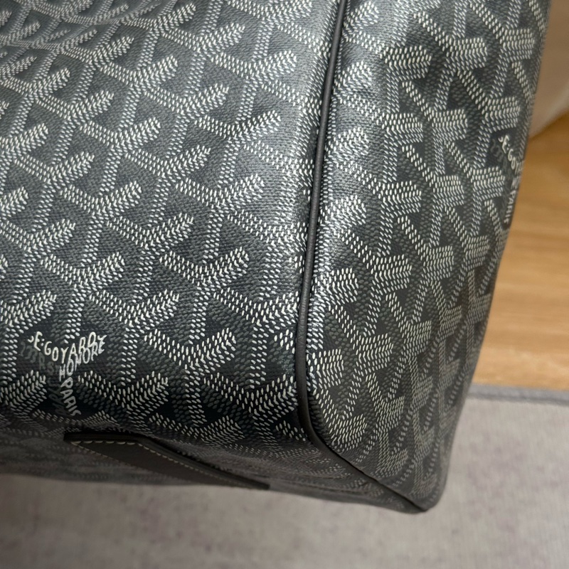 （2026/4月國外購證🈵全配) 全新閒置Goyard 灰色rouette tote 單肩手提包-7