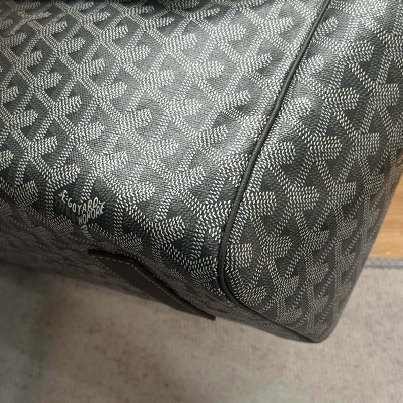 （2026/4月國外購證🈵全配) 全新閒置Goyard 灰色rouette tote 單肩手提包-9