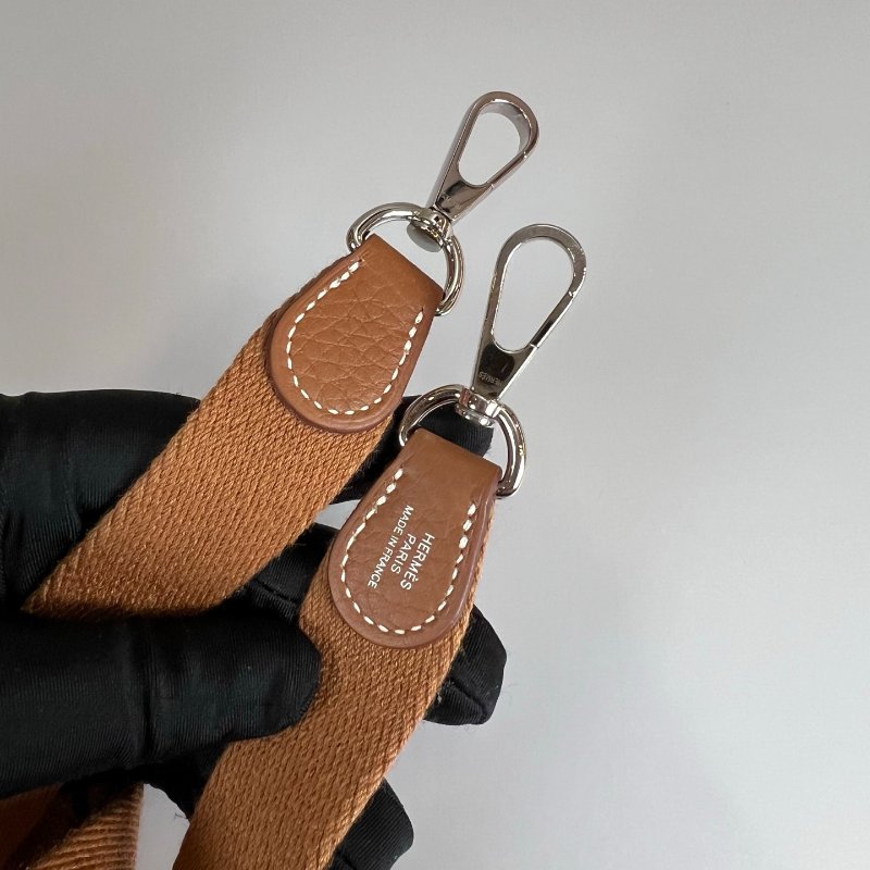 HERMES Z刻 TC皮 金棕EVELYNE TPM 肩背包-7
