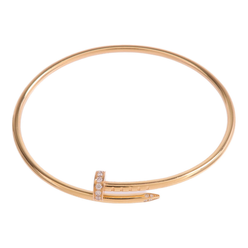 CARTIER 18K玫瑰金Juste un Clou Small Model鑽石手鐲-3
