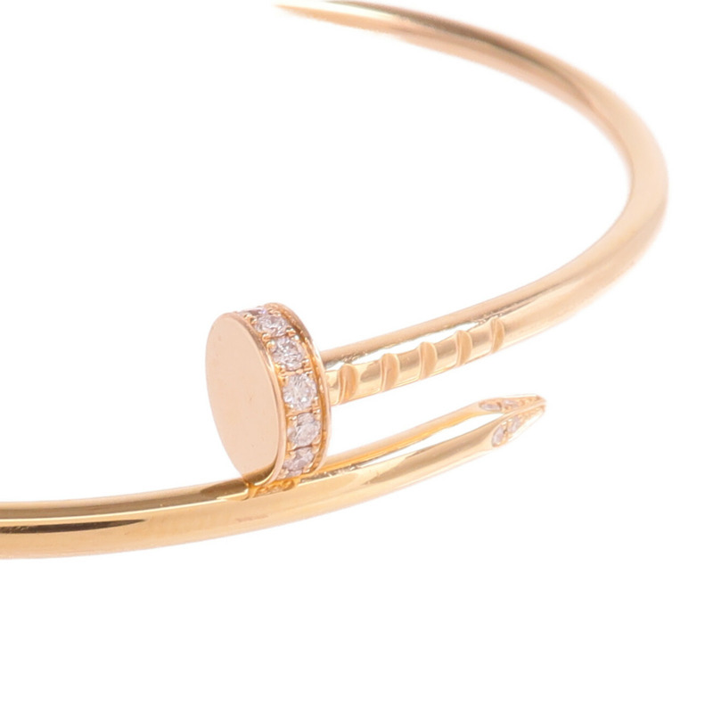 CARTIER 18K玫瑰金Juste un Clou Small Model鑽石手鐲-4