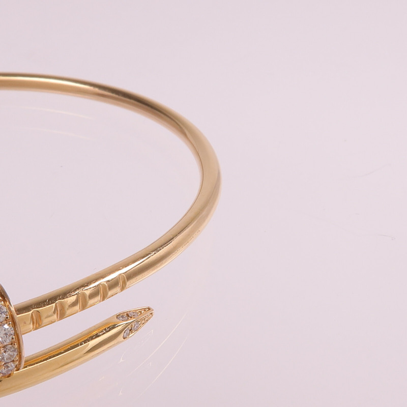 CARTIER 18K玫瑰金Juste un Clou Small Model鑽石手鐲-7