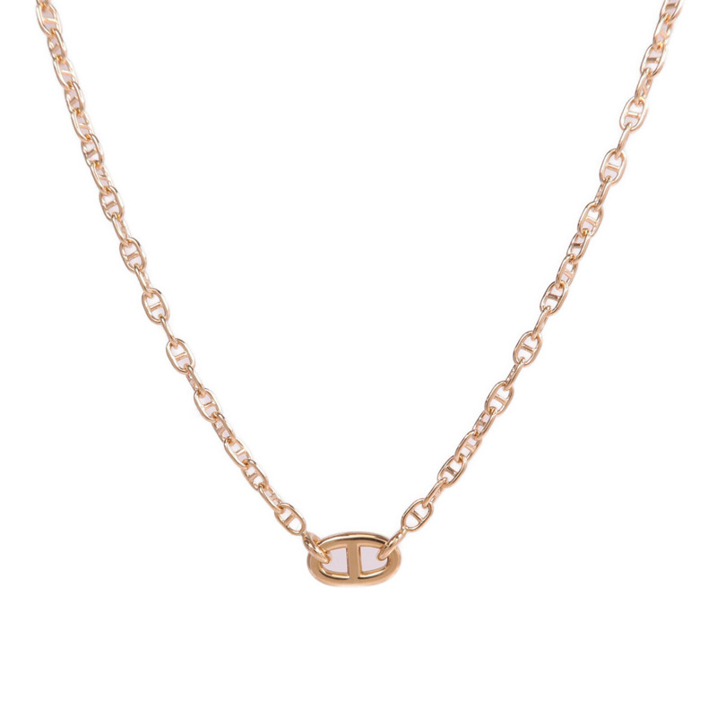 HERMES 18K玫瑰金Farandole Necklace項鍊-1