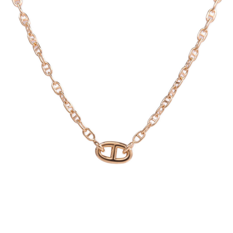 HERMES 18K玫瑰金Farandole Necklace項鍊-2