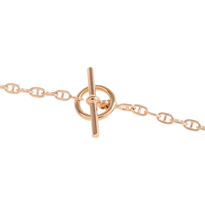 HERMES 18K玫瑰金Farandole Necklace項鍊-4