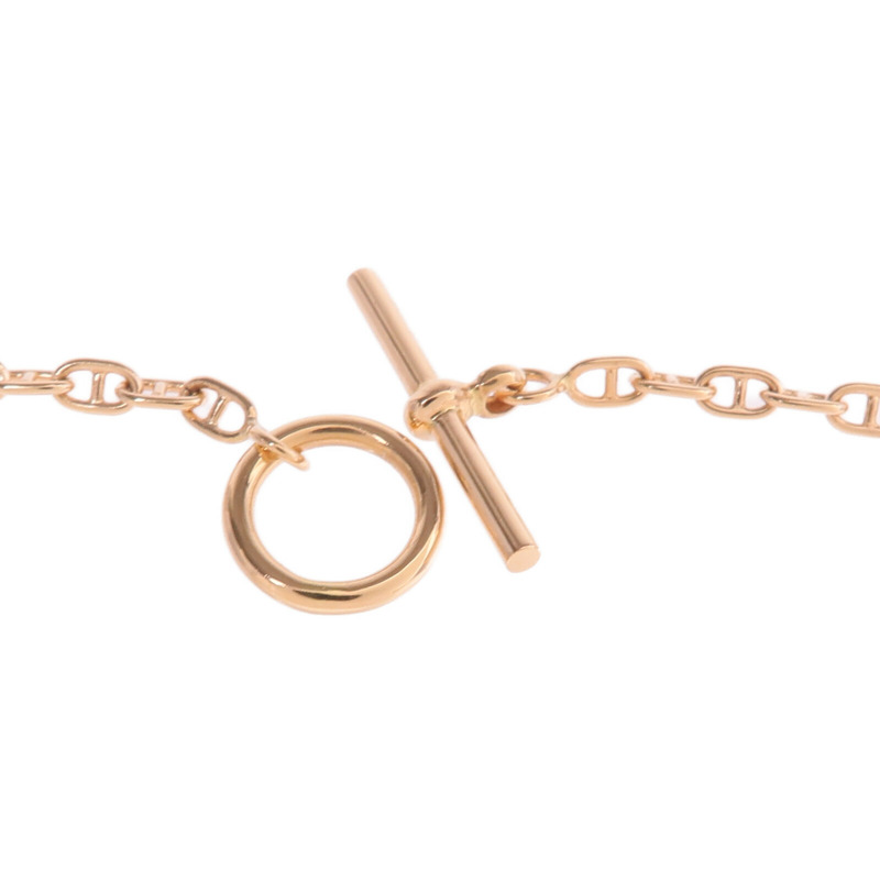HERMES 18K玫瑰金Farandole Necklace項鍊-5