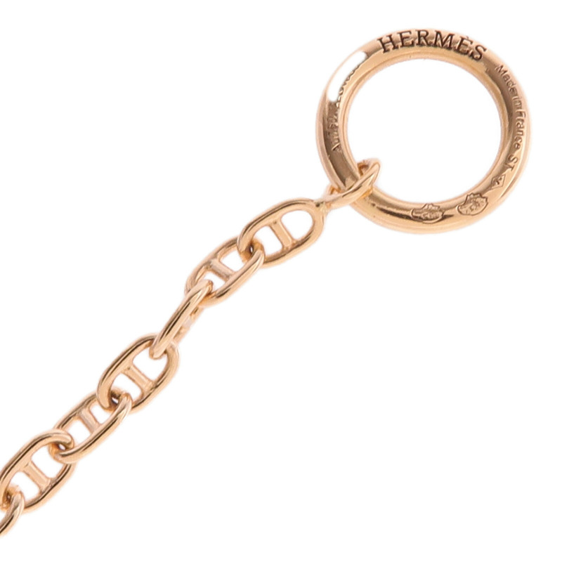 HERMES 18K玫瑰金Farandole Necklace項鍊-6