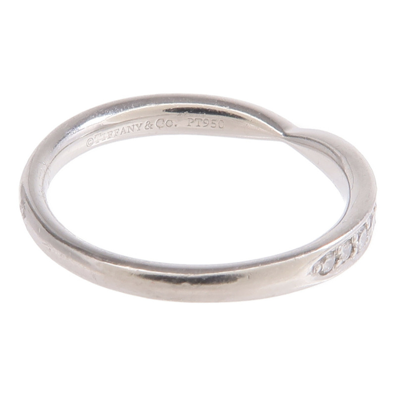 TIFFANY＆CO PT950鉑金Diamond Ring鑽石戒指-4