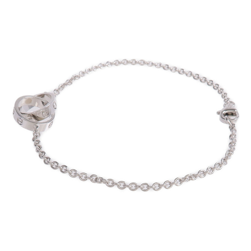 CARTIER 18K白金Baby Love Bracelet手鏈-1