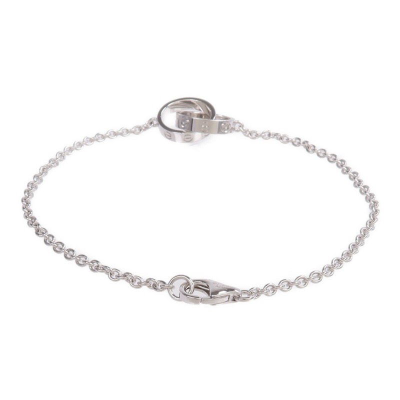 CARTIER 18K白金Baby Love Bracelet手鏈-2