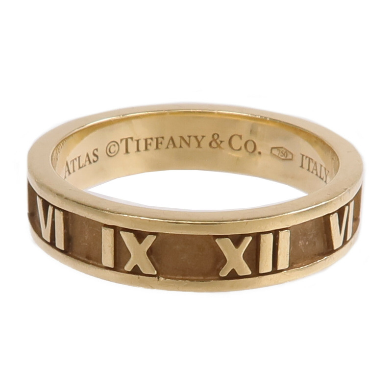 TIFFANY＆CO 18K黃金Atlas Ring戒指-1
