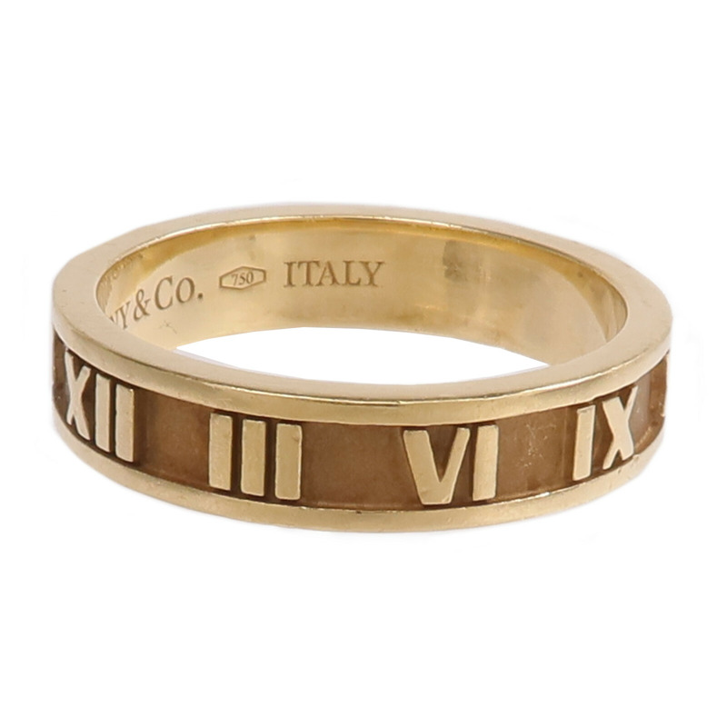 TIFFANY＆CO 18K黃金Atlas Ring戒指-2