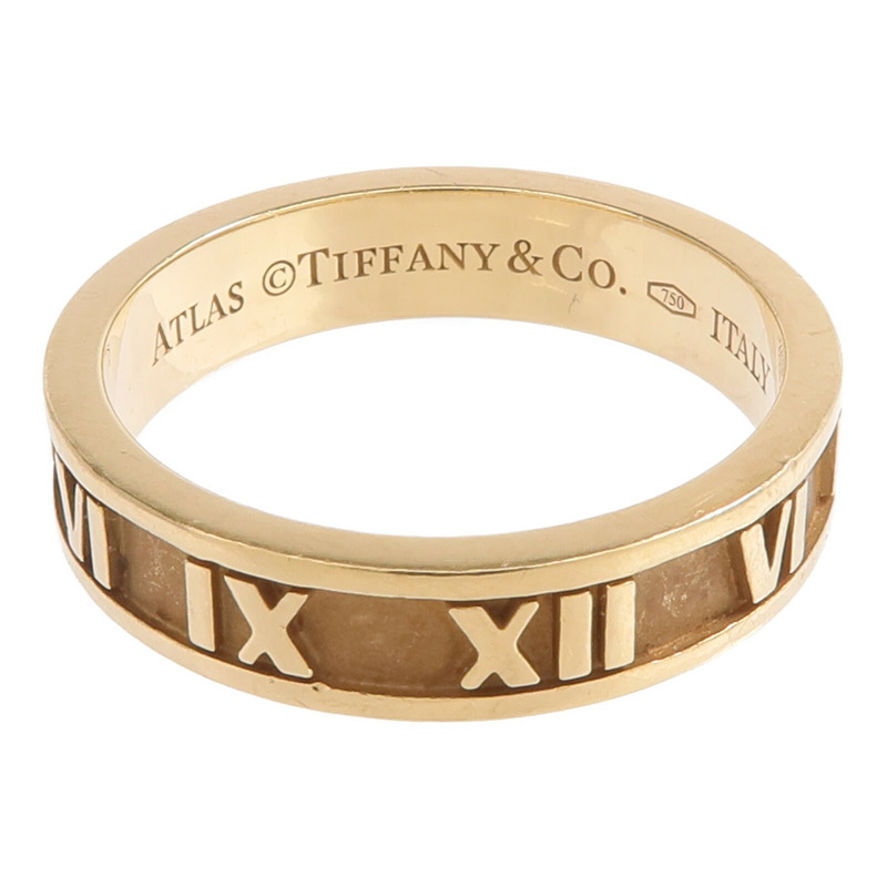 TIFFANY＆CO 18K黃金Atlas Ring戒指-3