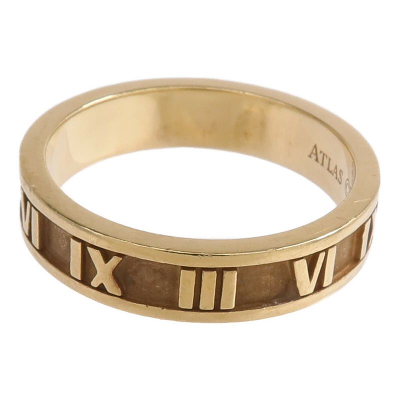 TIFFANY＆CO 18K黃金Atlas Ring戒指-6
