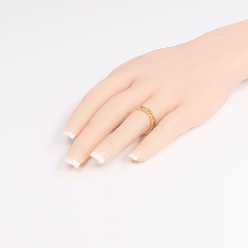 TIFFANY＆CO 18K黃金Atlas Ring戒指-8