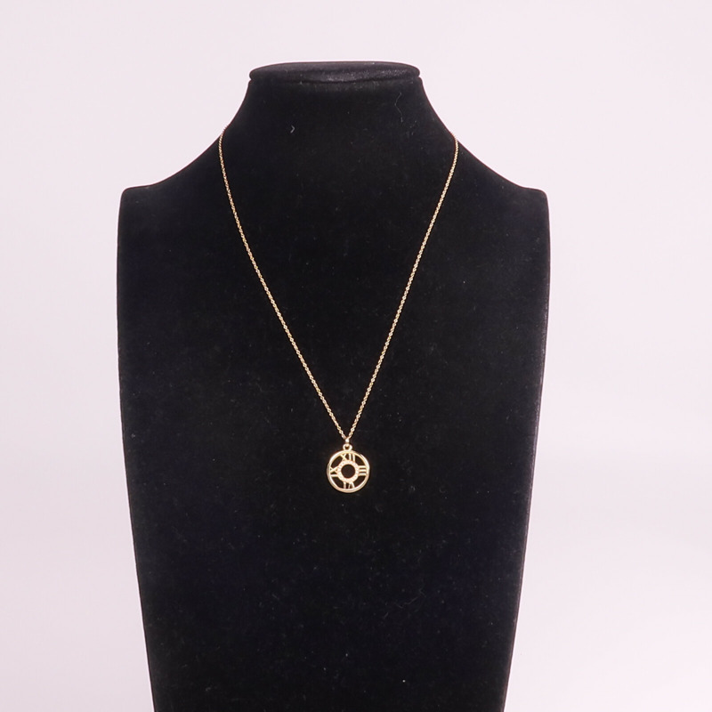 TIFFANY＆CO 18K玫瑰金Atlas Diamond Necklace鑽石項鍊-8