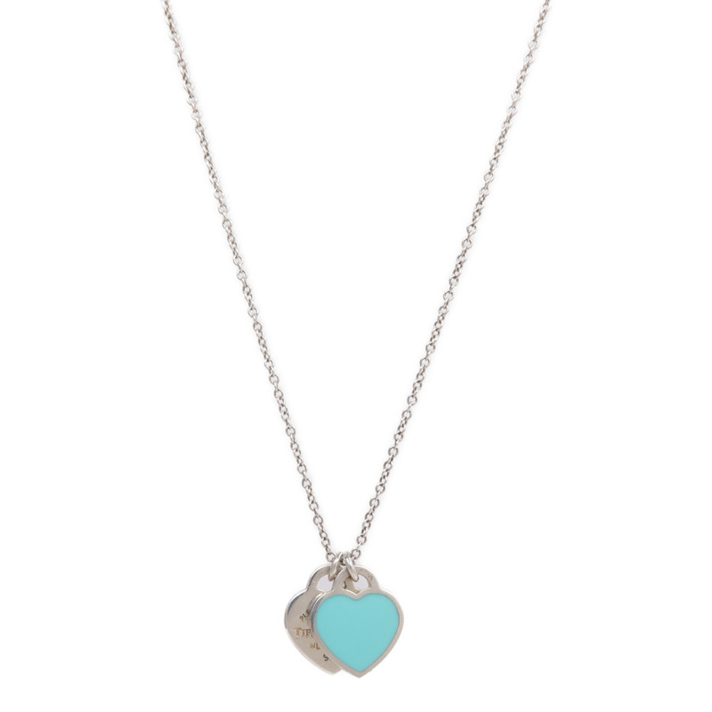 TIFFANY＆CO 925純銀Return To Tiffany Diamond Necklace鑽石項鍊-1