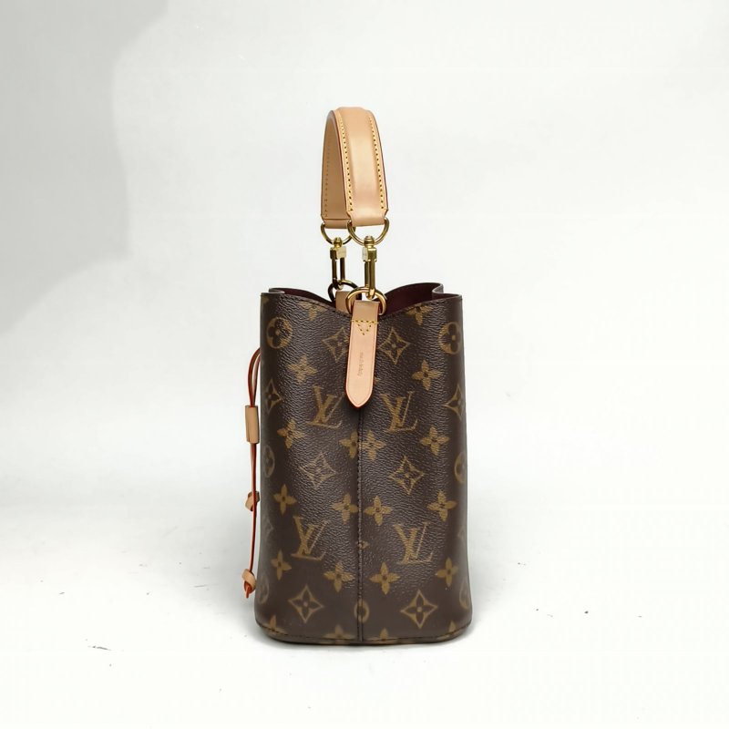 LOUIS VUITTON NÉONOÉ水桶包BB20老花PVC金扣晶片肩背包-1