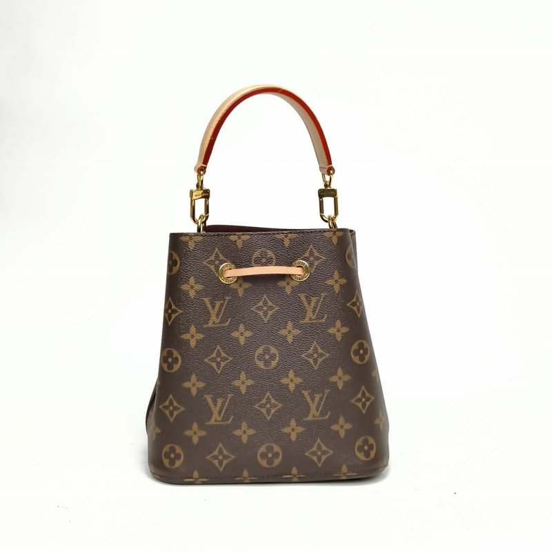 LOUIS VUITTON NÉONOÉ水桶包BB20老花PVC金扣晶片肩背包-2