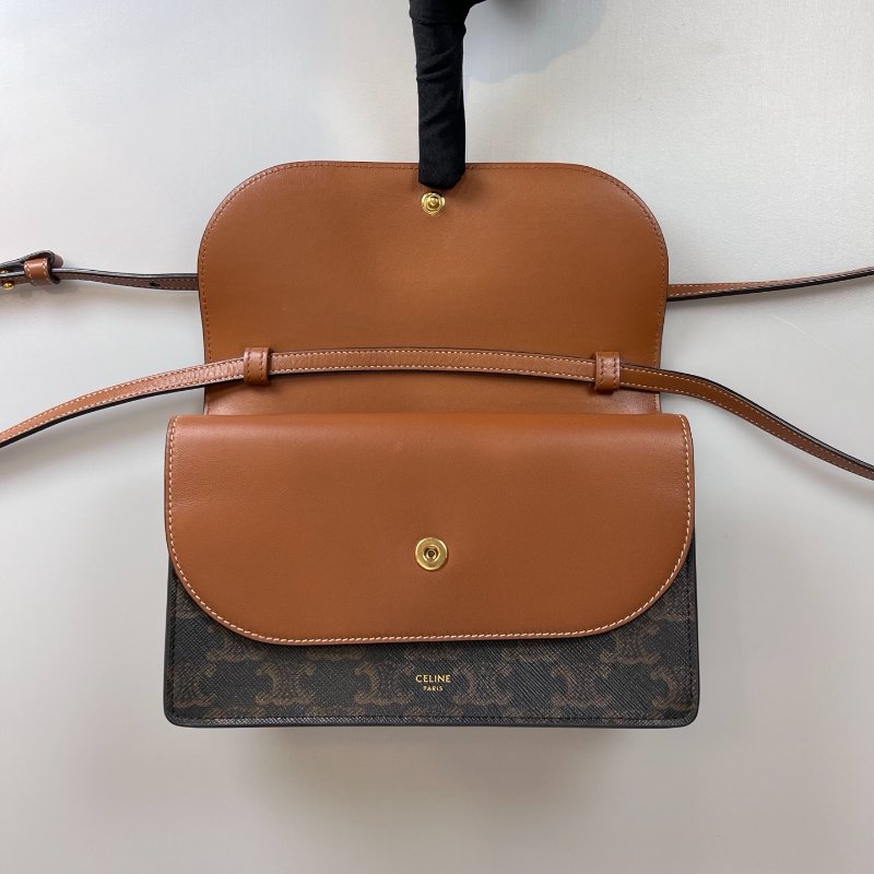 CELINE  老花WOC 肩背包-6