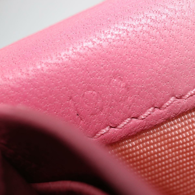 【日本直送】Miu Miu 鏈條肩包 皮革 粉紅色 金邊 正品 YKZ1230A-11